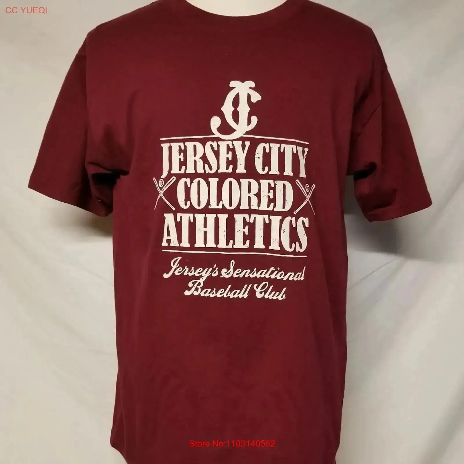 Streetwear Brand Tags - Футболка Jersey City Colored Athletics Baseball,