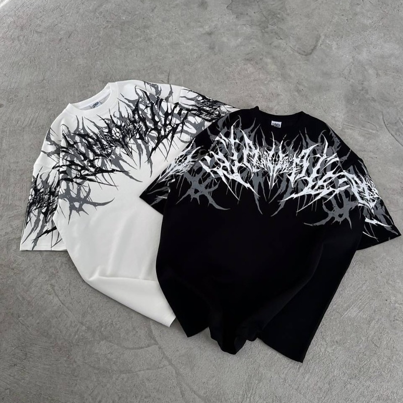 Streetwear Brand Font - Футболка унисекс оверсайз в стиле Y2K