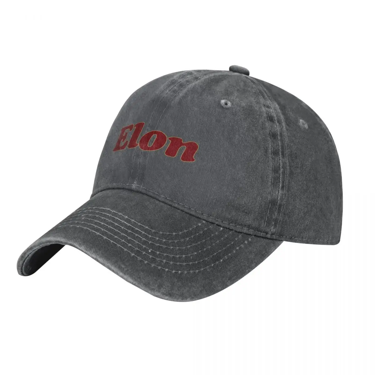 Streetwear Brand Font - Бейсболка Elon University с волнистым шрифтом,