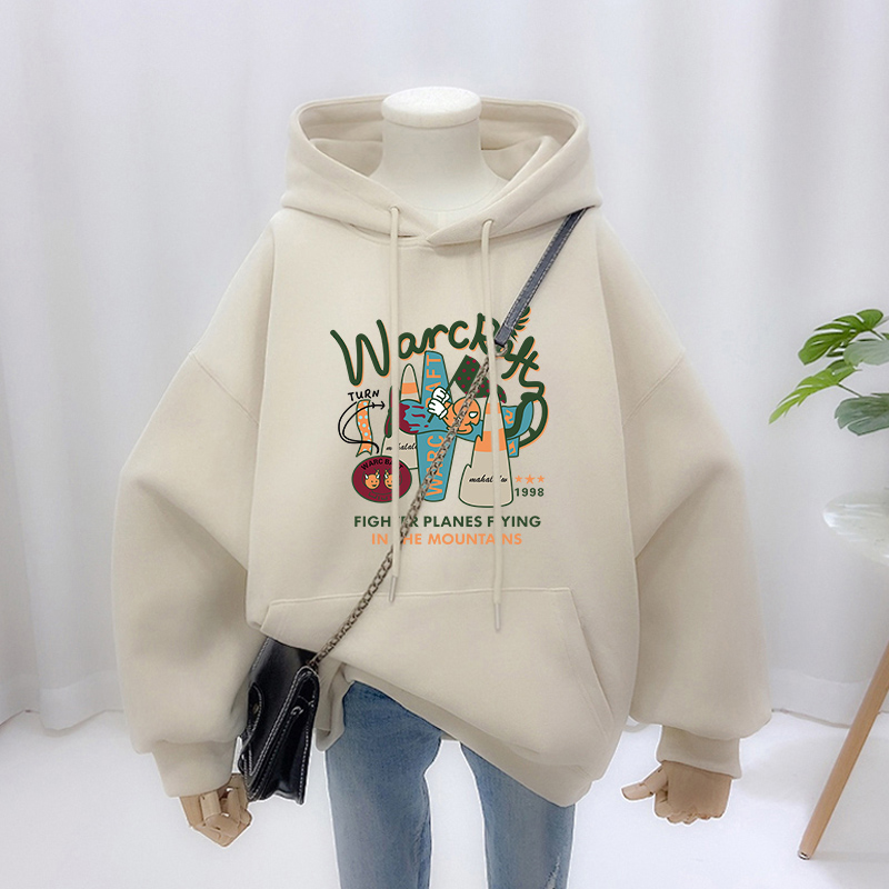 Streetwear Brand Of The Year - Женская утепленная флисовая толстовка оверсайз с