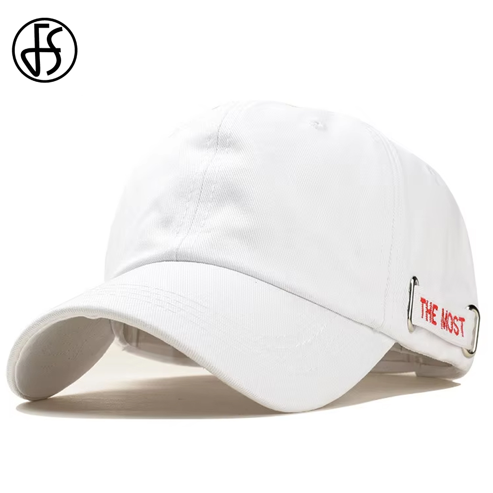 Cap Streetwear Brand - FS Черно-белая хлопковая уличная бейсболка Snapback